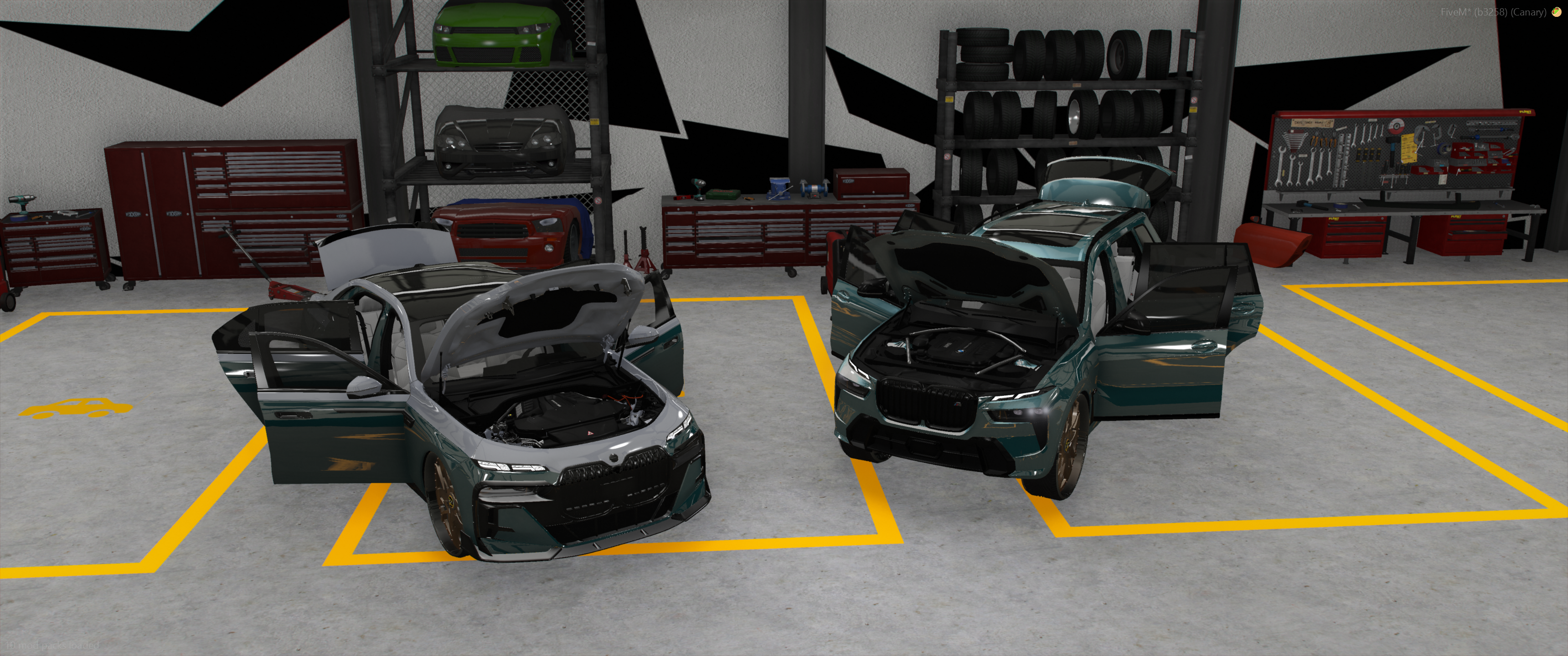 2023 and 2021 Bmw 7 series Pack