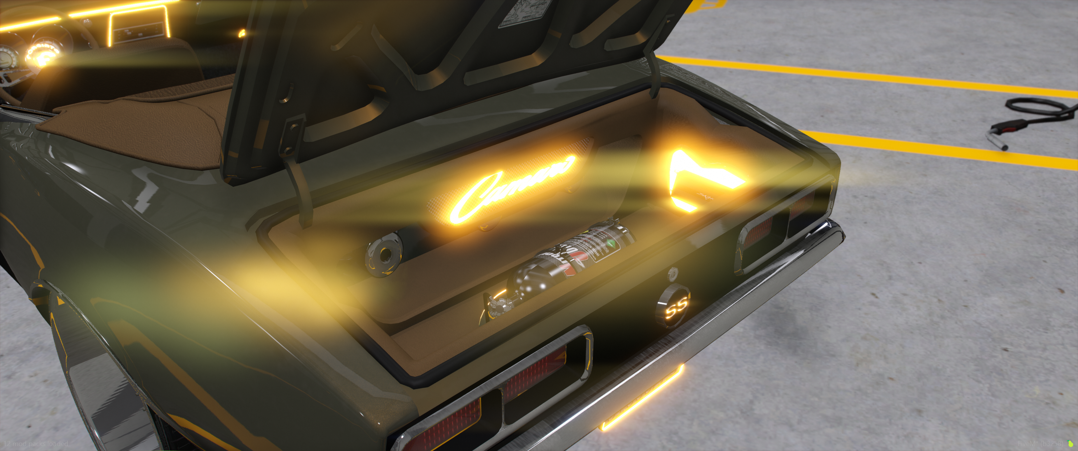 1968 Chevy Camaro SS Vert with animated top