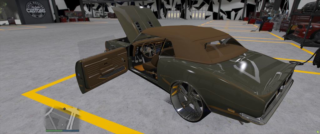 1968 Chevy Camaro SS Vert with animated top