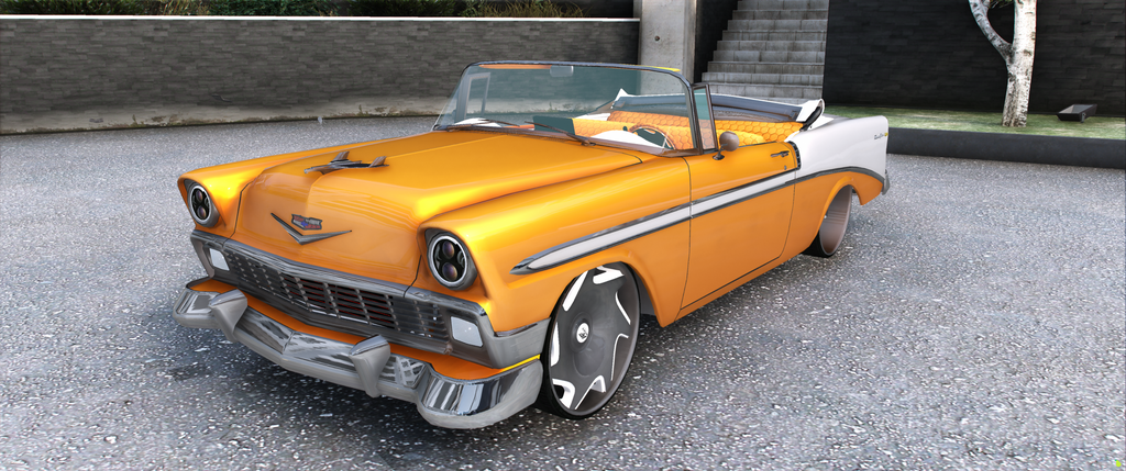 1966 Chevy Bal Air vert