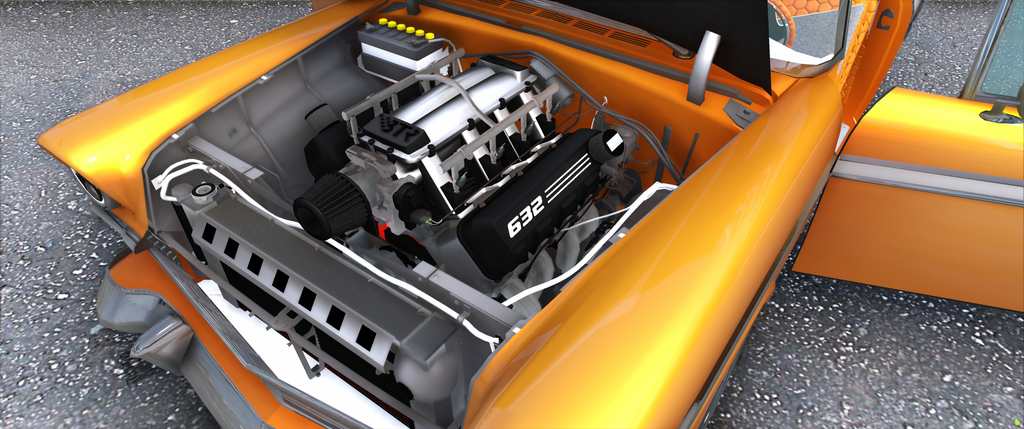 1966 Chevy Bal Air vert