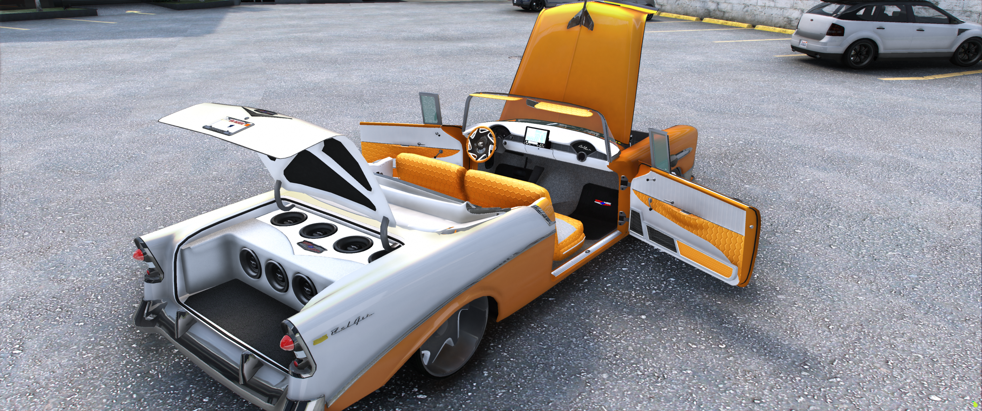 1966 Chevy Bal Air vert